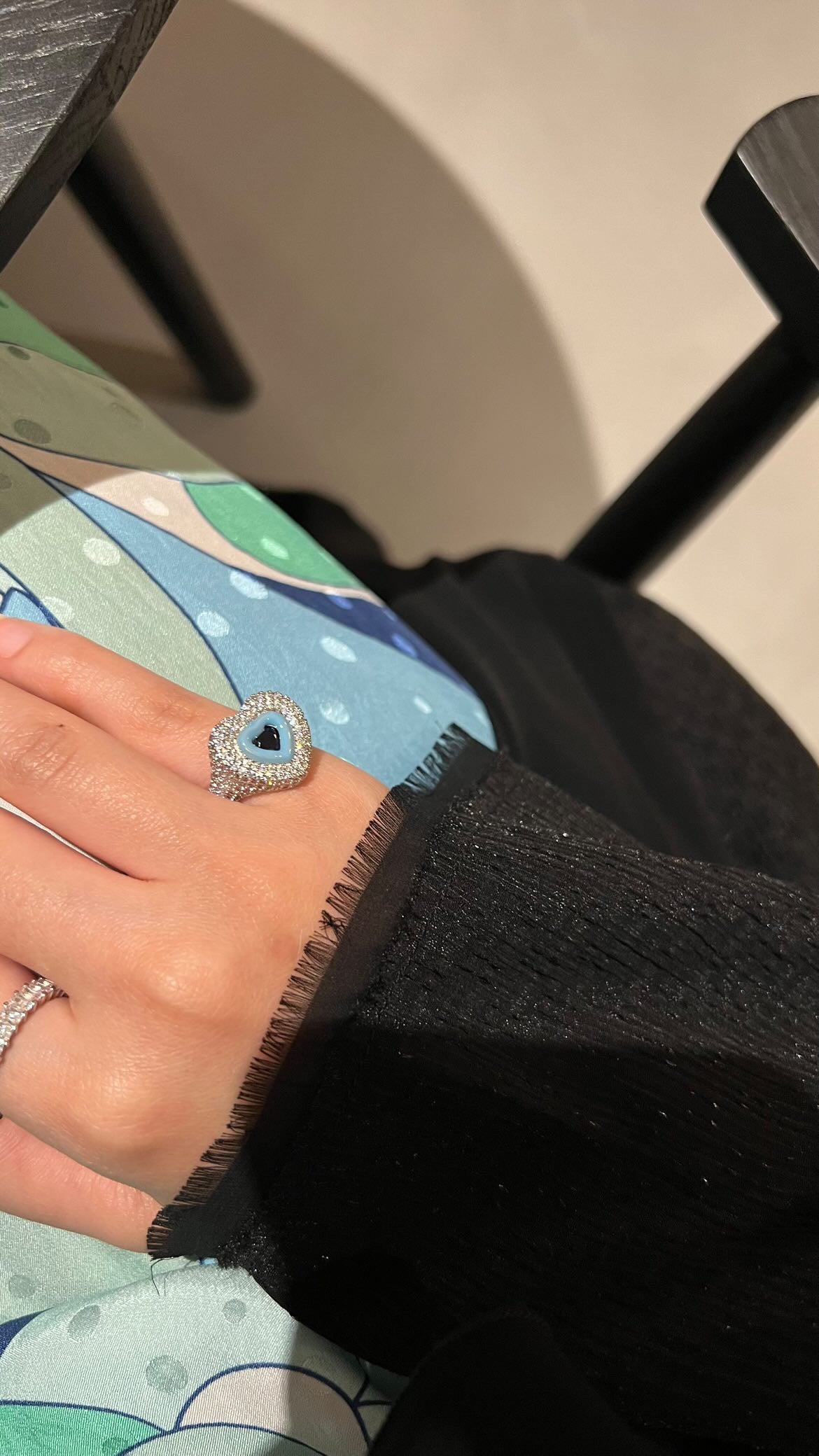 Heart Iced Ring