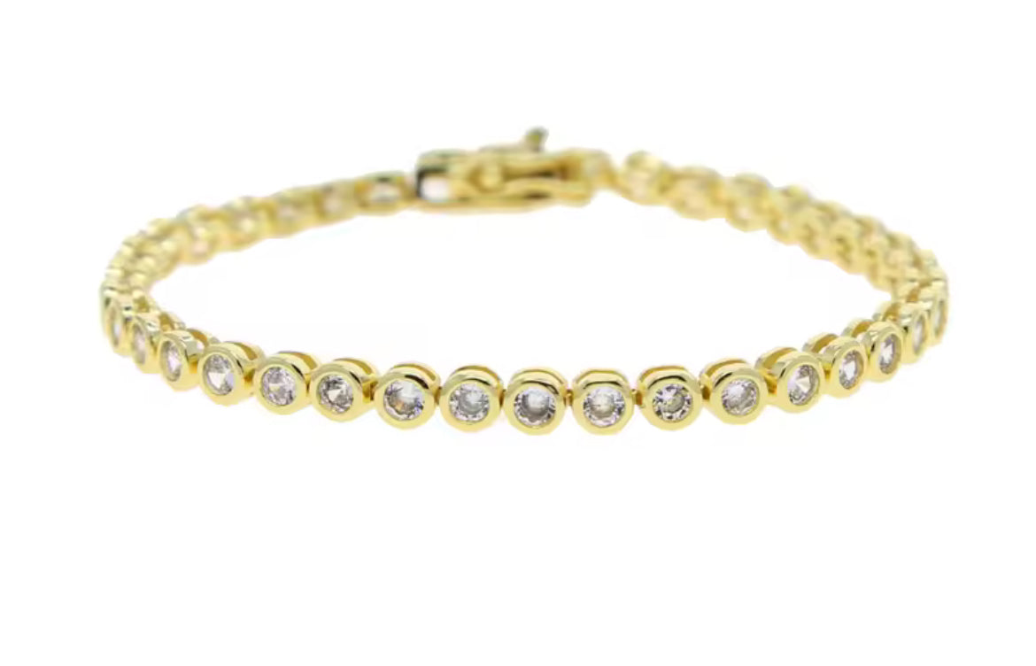 Shapes tennis bracelet 