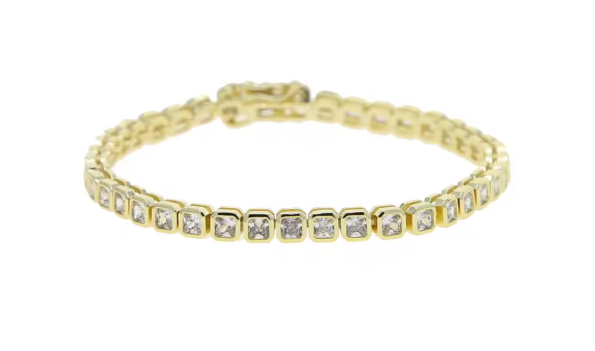 Shapes tennis bracelet 