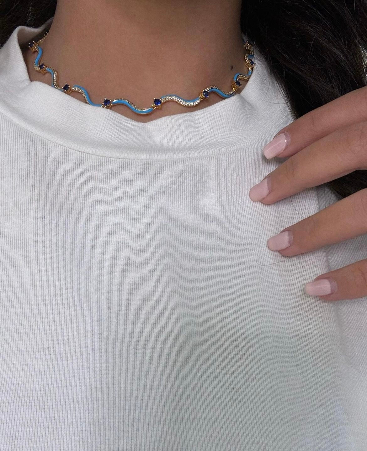 Wave necklace