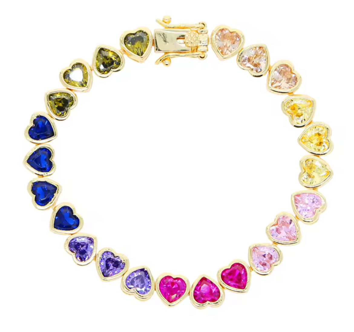 Shapes tennis bracelet ￼