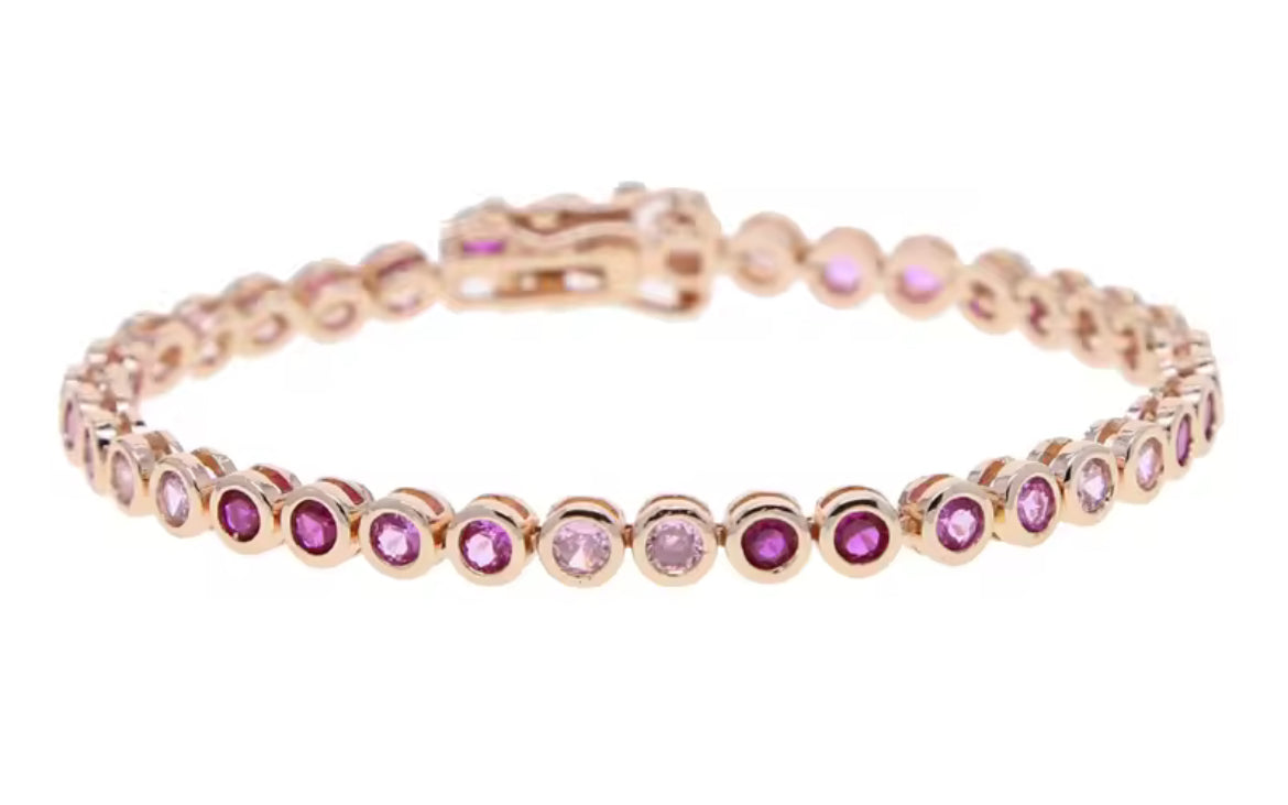 Shapes tennis bracelet ￼